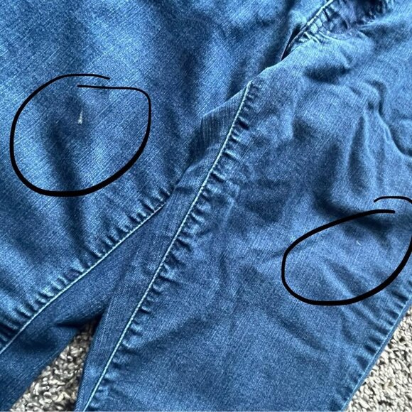 Prana Dark Wash Skinny Jeans, Business Casual Jeans, Women's 10 Denim Jeans - Picture 6 of 8